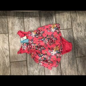 Little girls dress with bunnies on it